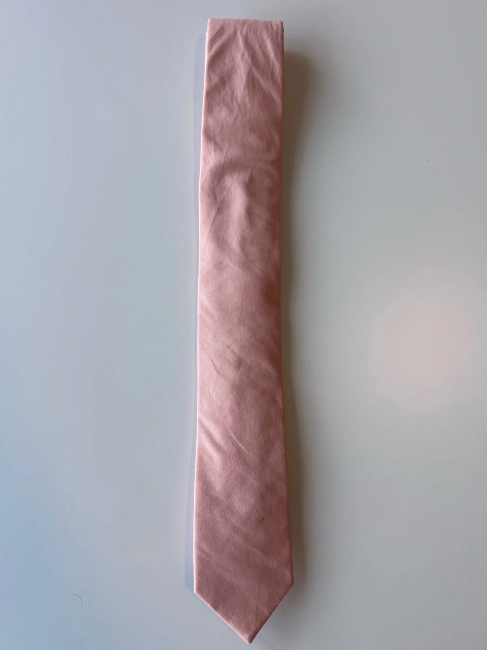 J. Crew men’s The Narrow Tie light orange color